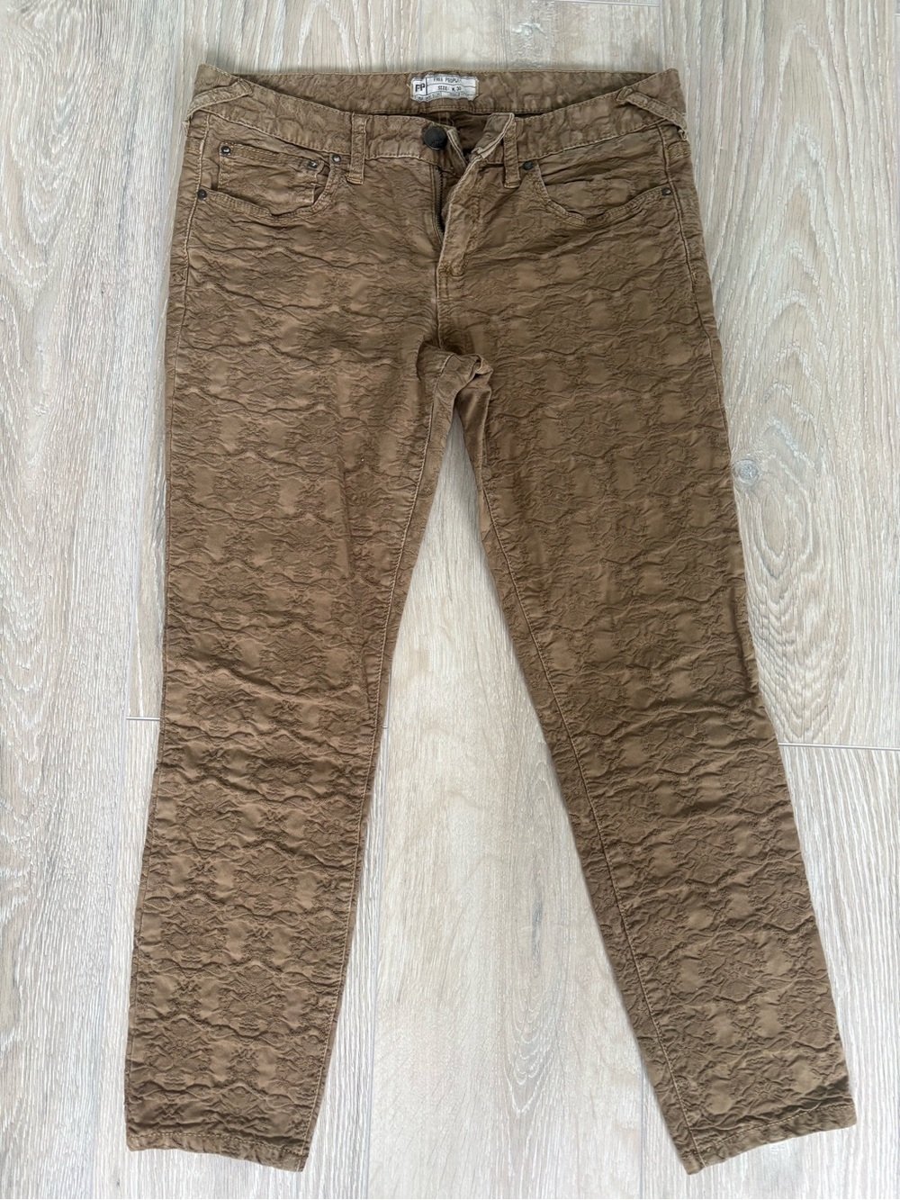 Free People Textured Skinny Jean